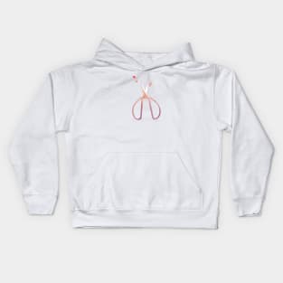 scissors cut Kids Hoodie